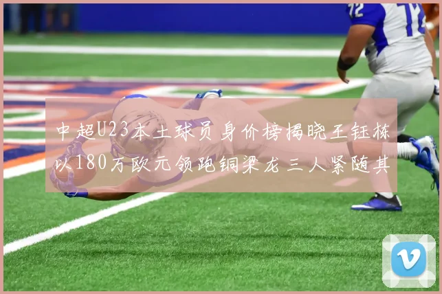 中超U23本土球员身价榜揭晓王钰栋以180万欧元领跑铜梁龙三人紧随其后